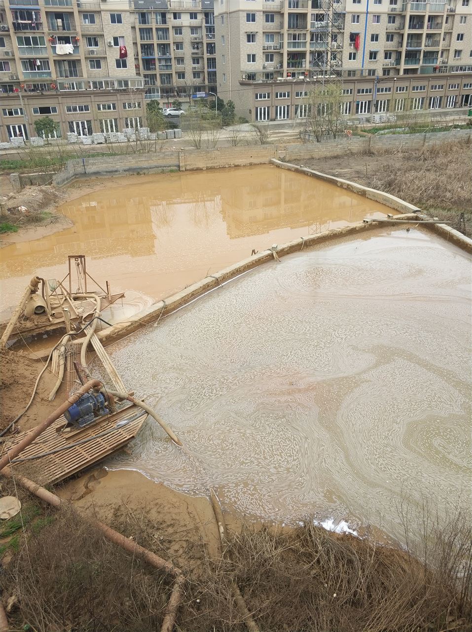 龙山沉淀池淤泥清理-厂区废水池淤泥清淤