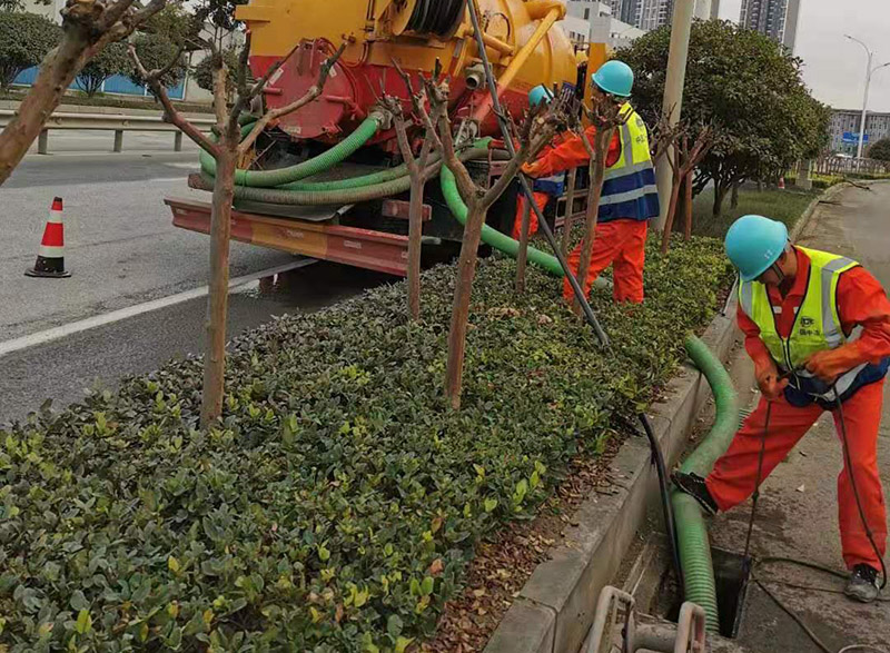 龙山市政管道清淤